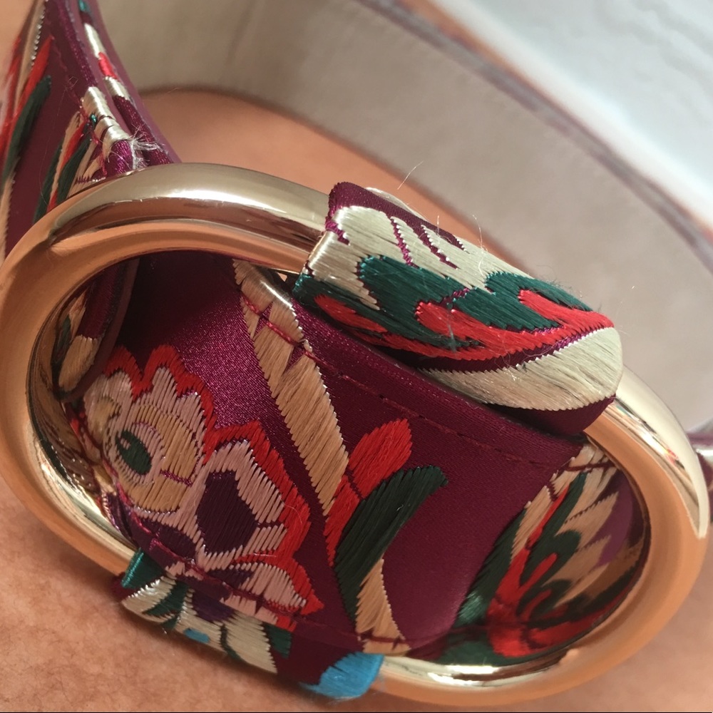 Steve Madden Embroidered Belt - Picture 2 of 3